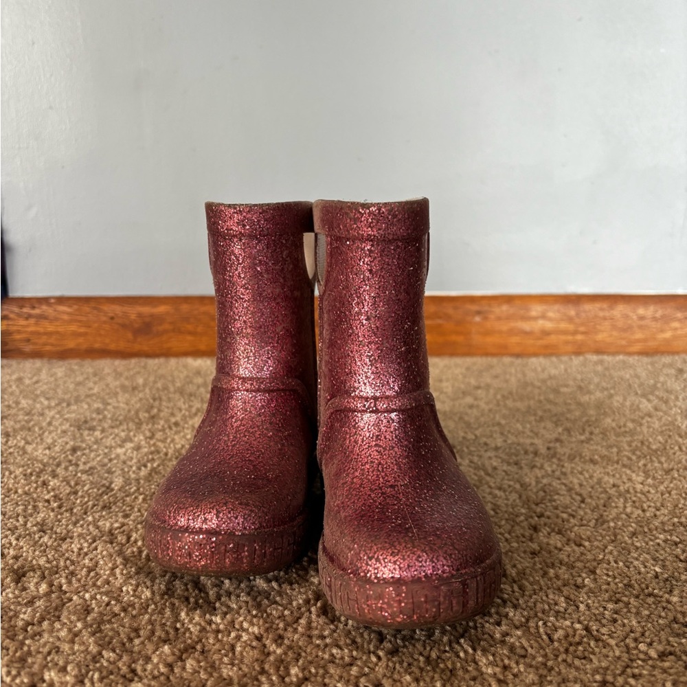 Sparkly Pink UGG Toddler Rainboots
